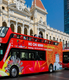 HALF DAY HO CHI MINH CITY SIGHTSEEING BY SKY BUS (VISIT THE CENTER OF HO CHI MINH CITY)