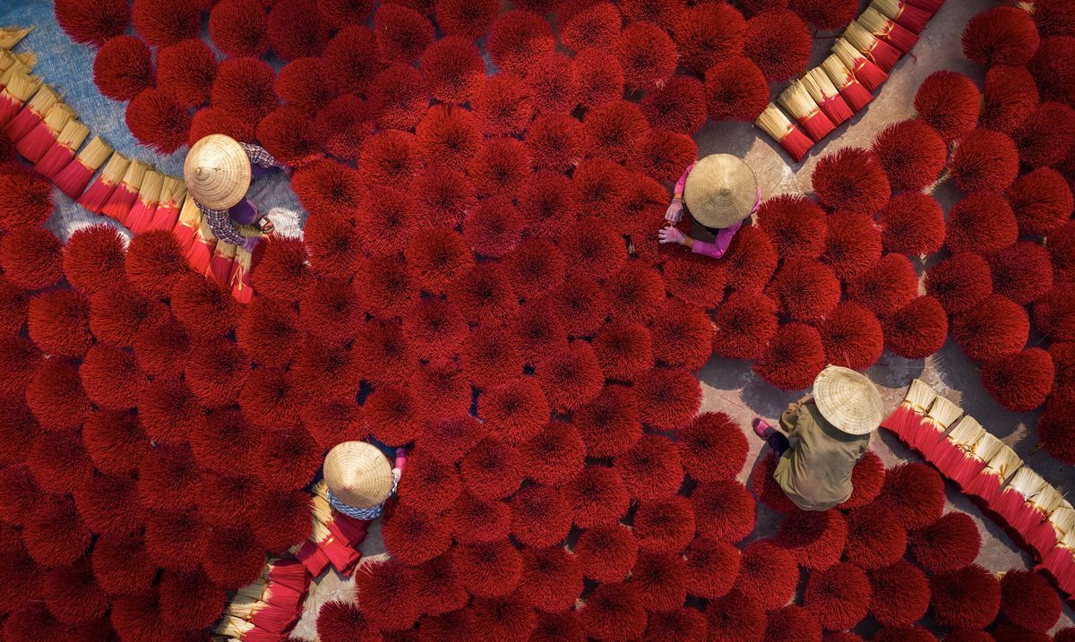 The Incense-Making Process: From Bamboo to Finished Product